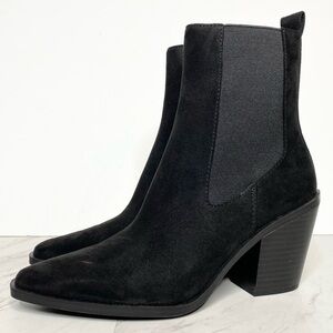 New! BP Emmy Black Chelsea Heeled Bootie 8M